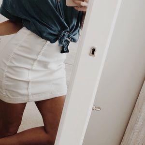 Free people white skirt